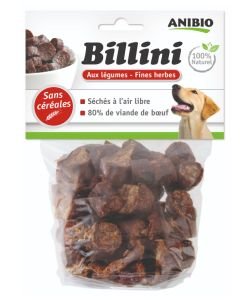 Billini dog treats - beef 80%, 130 g